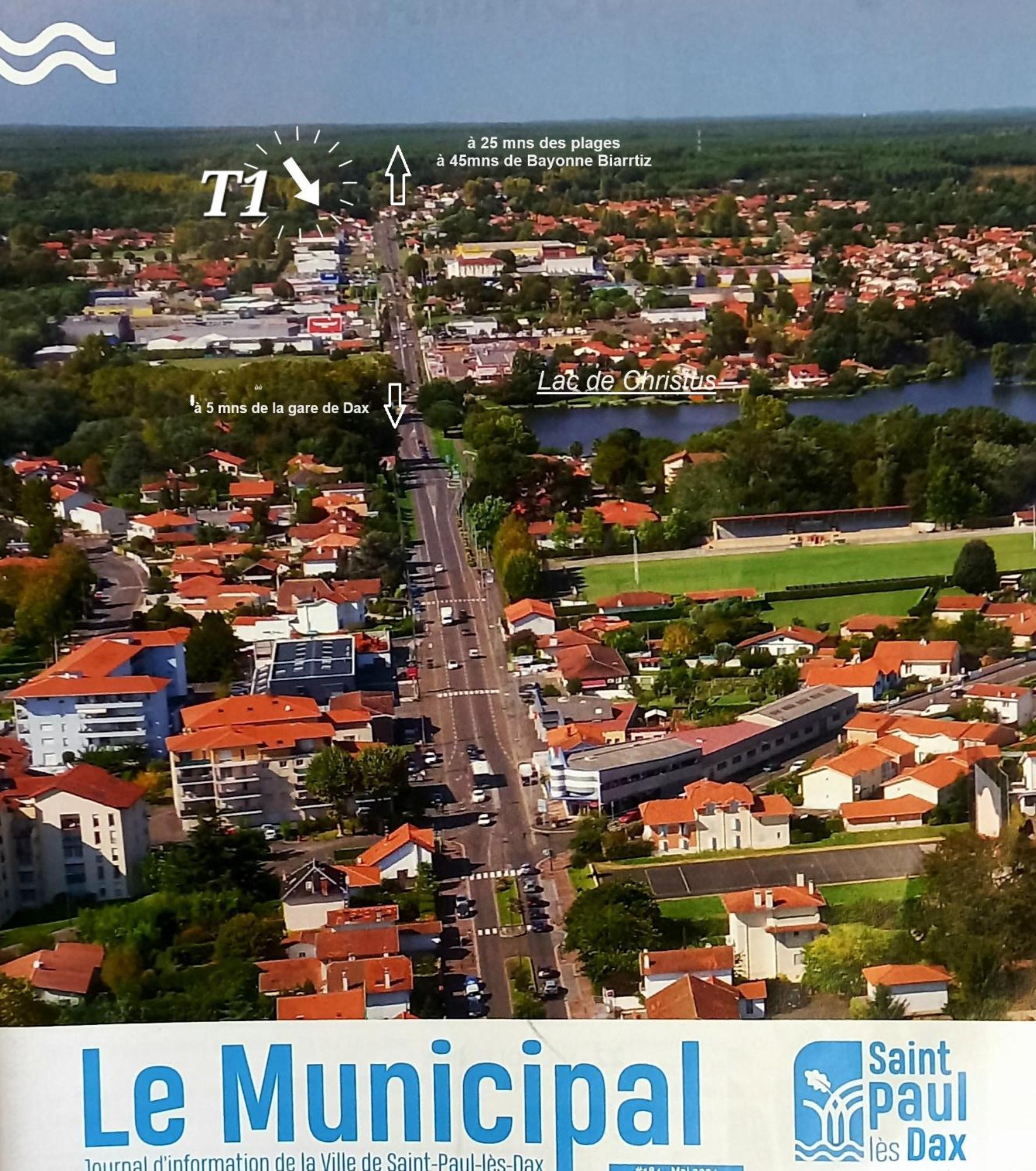 Studio Nature Et Beauregard 30M2 En Duplex Proche Lac, Cures Thermales Et Commerces Saint-Paul-lès-Dax Kültér fotó